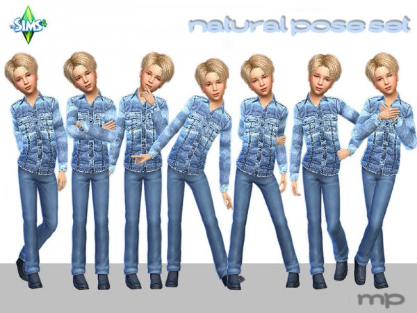  The Sims Resource: Natural Poses Set by MartyP