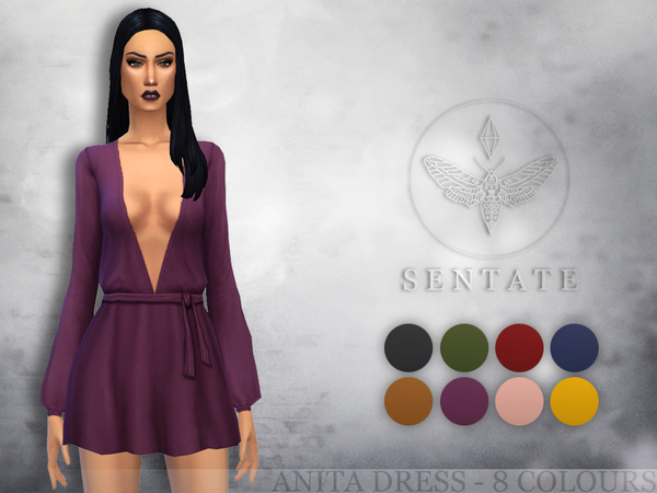  The Sims Resource: Anita Dress by Sentate