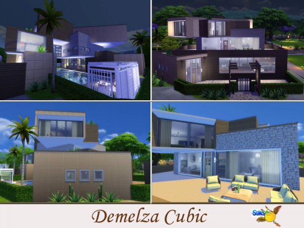  The Sims Resource: Demelza Cubic house by Evi