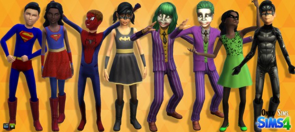 Onyx Sims: Halloween Costumes for Kids