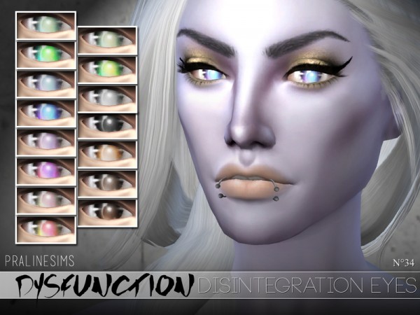  The Sims Resource: DYSFUNCTION Eye Minipack N03 by Pralinesims