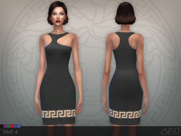  BEO Creations: Greca mini dress