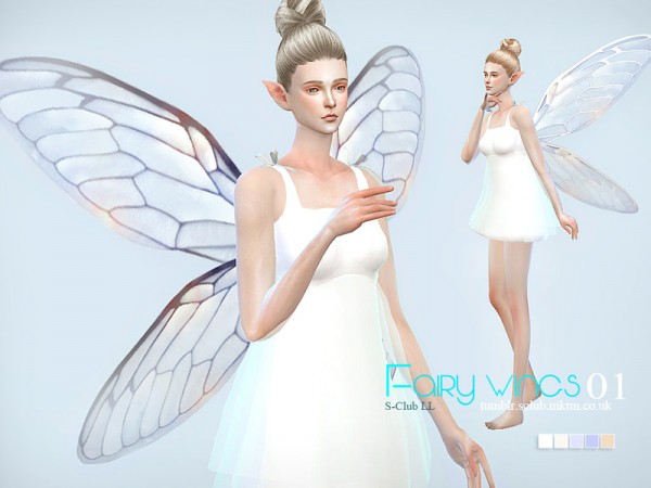  The Sims Resource: Fairy wings 01 by S Club