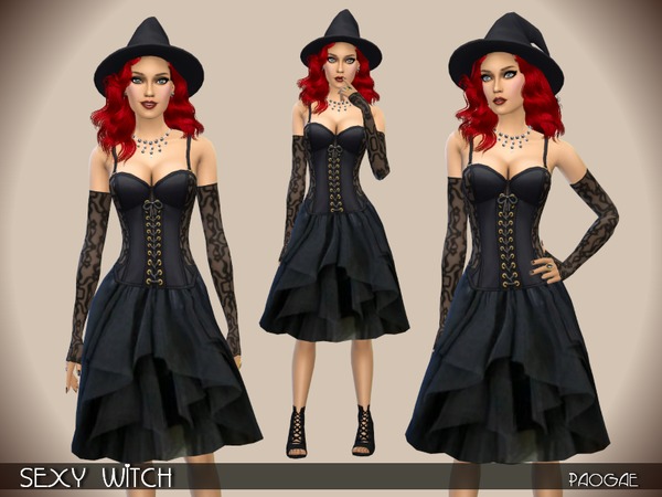  The Sims Resource: Witch by Paogae
