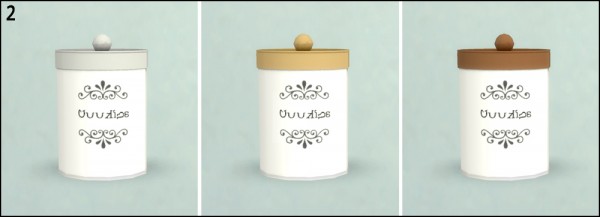  Martine Simblr: Spice Jar, Biscuit Jar, Large Glass Jar, Small Glass Jar