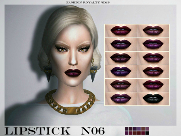  The Sims Resource: Lipstick N06 by FashionRoyaltySims