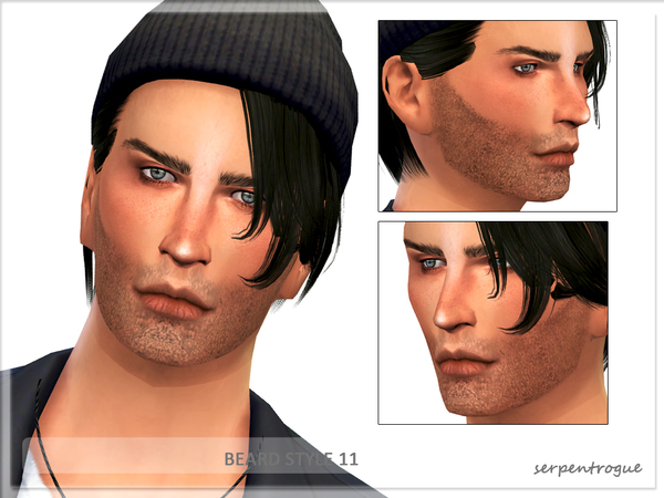  The Sims Resource: Beard Style 11 by Serpentogue