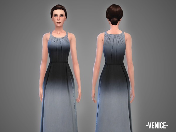  The Sims Resource: Venice   gown dress by April