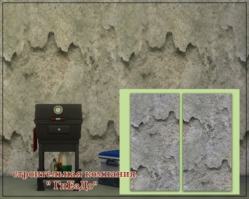  Sims 3 by Mulena: Plaster Walls 002y