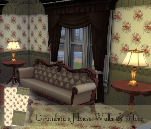  CC4Sims: Grandma`s house walls and floors