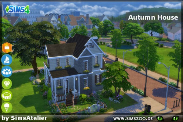 Blackys Sims 4 Zoo: Autumn House by SimsAtelier