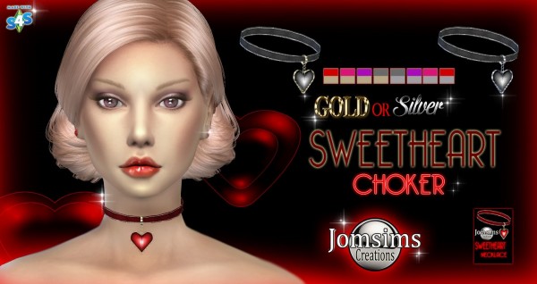  Jom Sims Creations: Sweetheart Choker