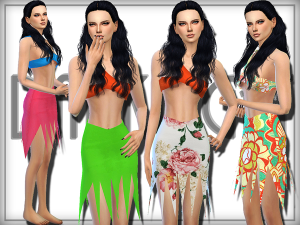  The Sims Resource: Stylish Mesh Skirt by DarkNighTt