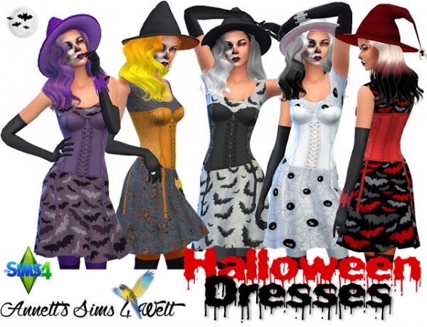  Annett`s Sims 4 Welt: Halloween Dress   Part 2