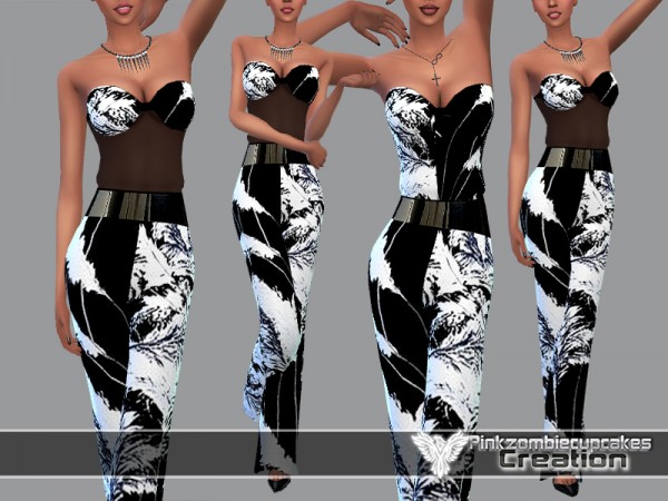  The Sims Resource: Exotic Breeze Dreams Jumpsuit by Pinkzombiecupcake