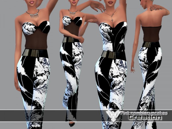  The Sims Resource: Exotic Breeze Dreams Jumpsuit by Pinkzombiecupcake