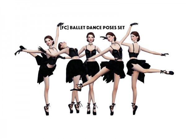  The Sims Resource: Ballet Dance Poses Set by Flower Chamber