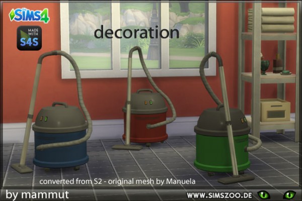  Blackys Sims 4 Zoo: Manuela Vacuums by mammut