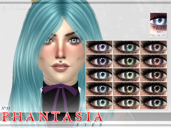  The Sims Resource: Phantasia Eyes | N33 by Pralinesims