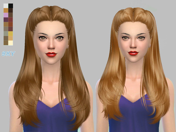  The Sims Resource: Hairstyle 067 poppy by Skysims