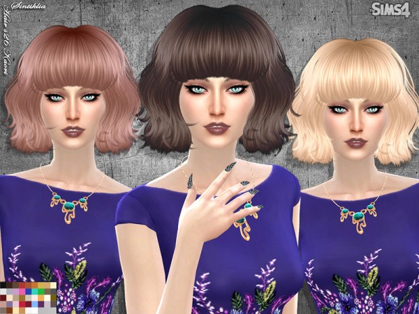  The Sims Resource: Sintiklia   Hairs26 Kaori