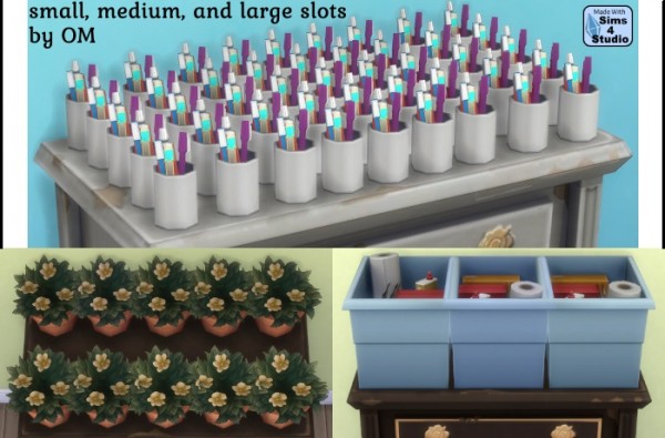  Sims 4 Studio: Cupboard, flowers, plants by Orangemittens
