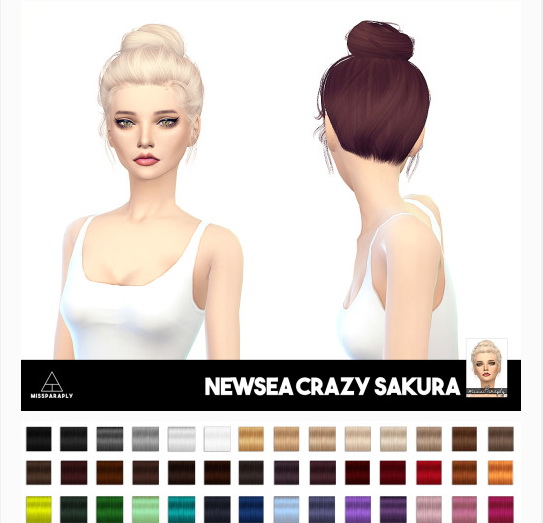  Miss Paraply: Hair retexure   Newsea Crazy Sakura