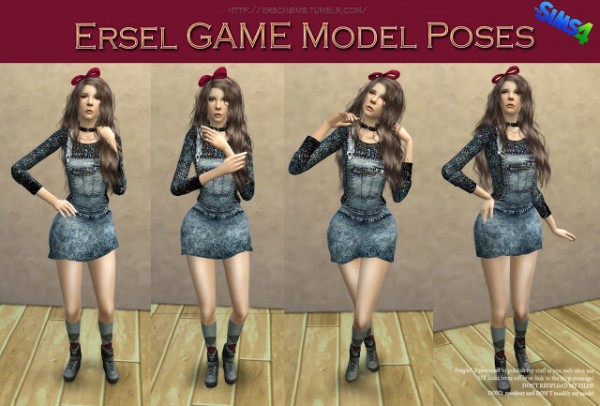 ErSch Sims: Ersel Model Poses