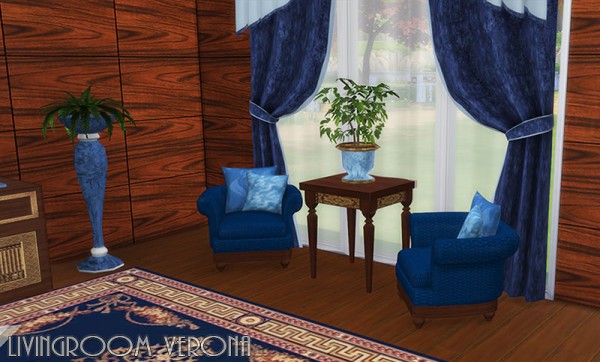  Sims Creativ: Livingroom Verona by HelleN