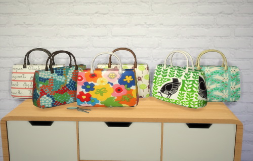  Budgie2budgie: Mango sims bags converted