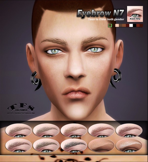  Tifa Sims: Eyebrows N7