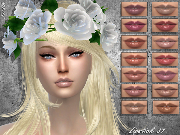  The Sims Resource: Lipstick 31 by Sintiklia