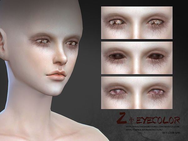  The Sims Resource: Z.Eyecolor by S Club