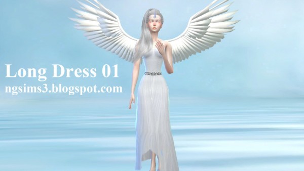  NG Sims 3: Long Dress 01