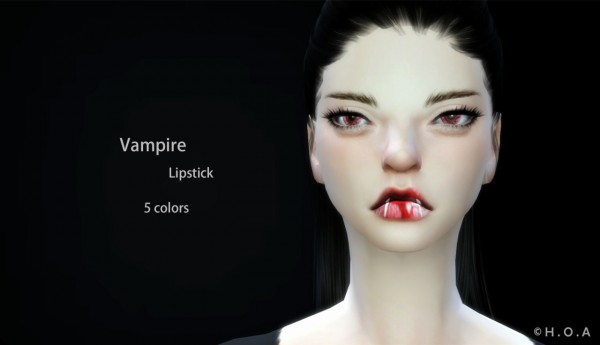  H. O. A: Vampire Lipsticks for Halloween