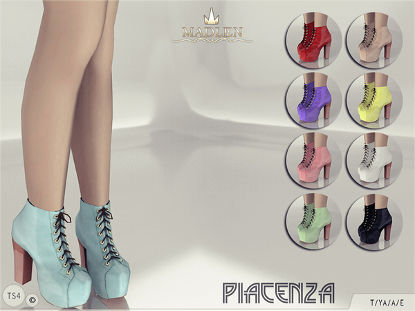  The Sims Resource: Madlen Piacenza Boots by MJ95