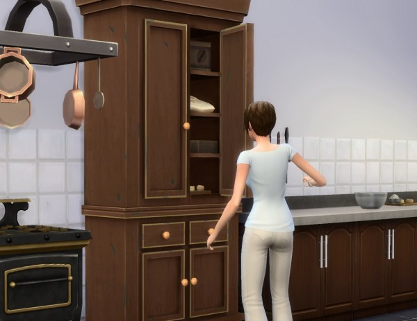  Mod The Sims: Kitchen Cupboard by plasticbox