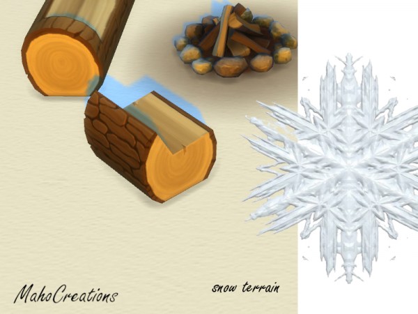  The Sims Resource: Snow Terrain Paint by Maho Creations