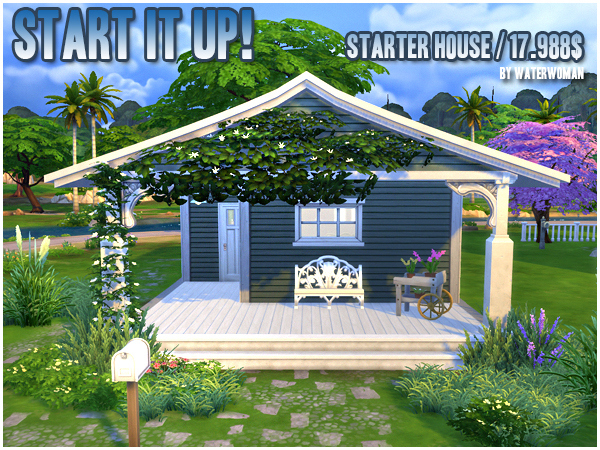  Akisima Sims Blog: Starter house Start it up