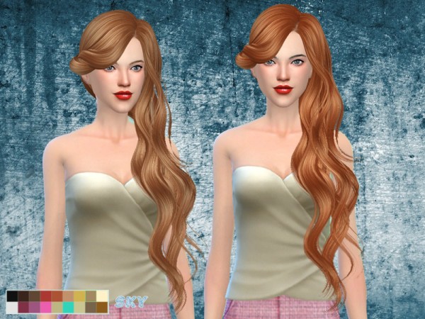  The Sims Resource: Skysims Hair 276 Lisa