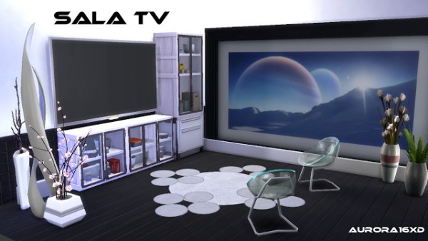  Sims My Rooms: Sala TV