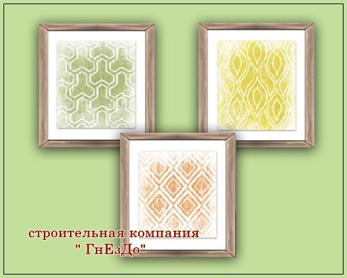  Sims 3 by Mulena: Square Giclee paintings