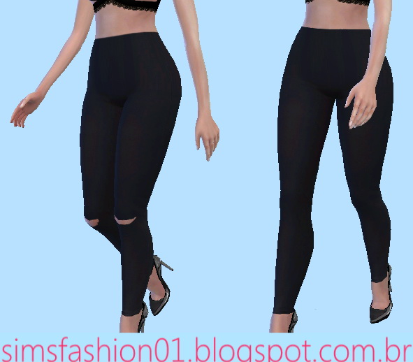  Sims Fashion 01: Leather pants