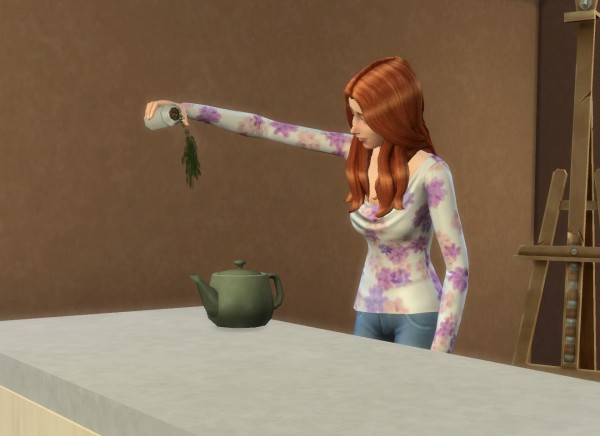  Mod The Sims: Functional Tea Pot by plasticbox