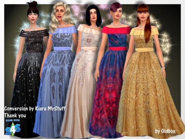  All4Sims: Evening Dresses by  Architektur
