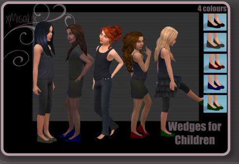  Xmisakix sims: Wedges for Children
