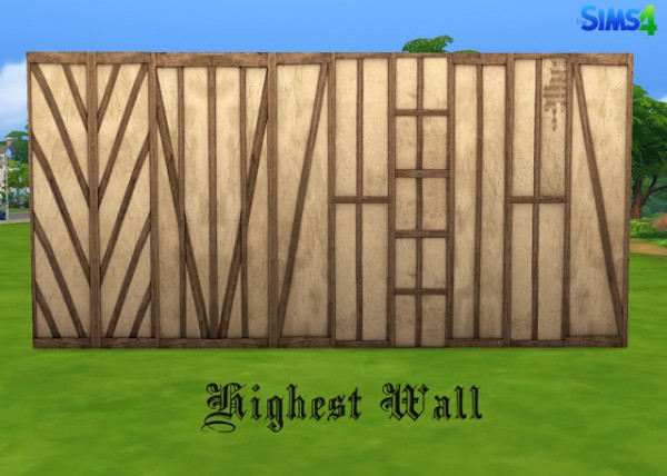  History Lovers Sims Blog: Tudor Wall Panels