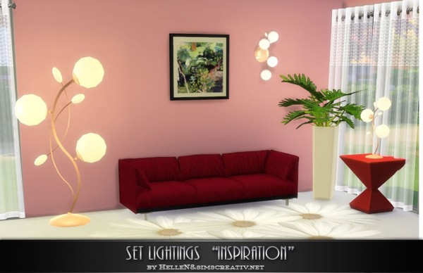  Sims Creativ: Set lightings   Inspiration by HelleN