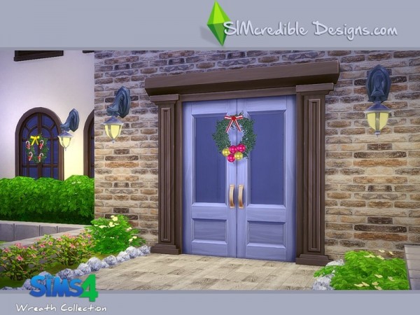  The Sims Resource: Wreath Collection by SImcredible Design
