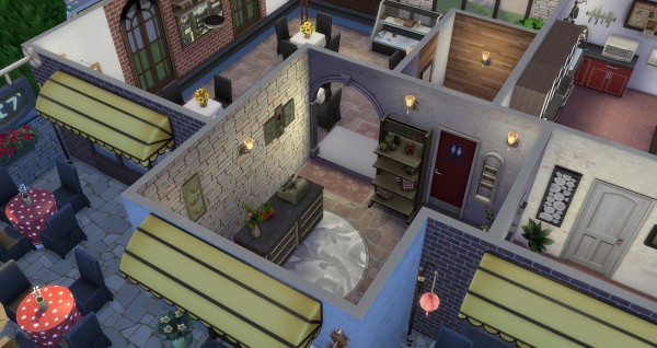 Studio Sims Creation: Trattoria Piccolino